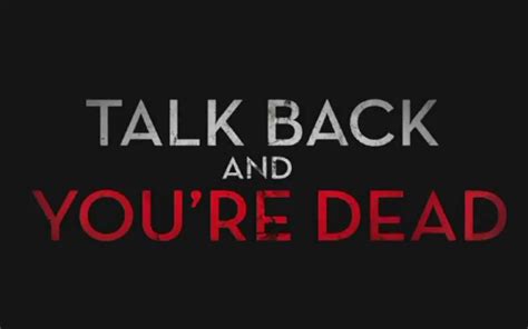 My Movie World Talk Back And You Re Dead Teaser Trailer