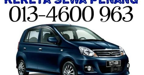 Perkhidmatan kereta sewa pandu sendiri dengan pelbagai jenis model pilihan kereta untuk dipilih. Kereta Sewa Penang - Murah & Selesa: Kadar Sewa