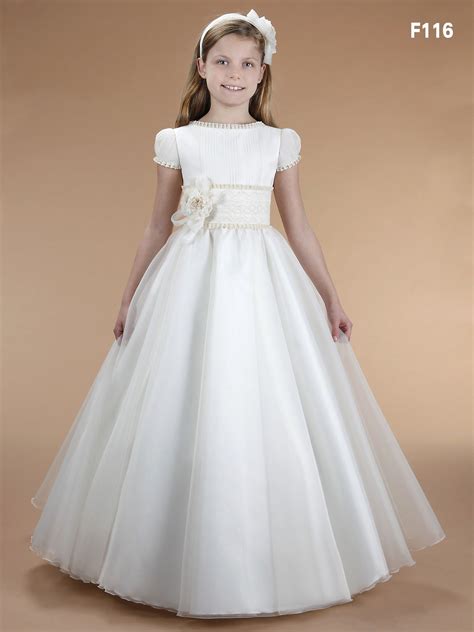 Vestido Comunión Semiclásico F116 | Vestidos de primera comunión