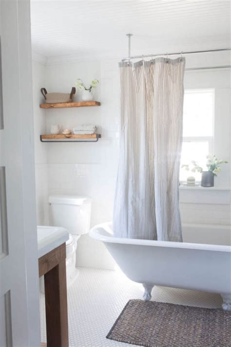 Make a built in to hide bathroom stuff. 51 Cozy Master Bathroom Decor Ideas ~ Matchness.com