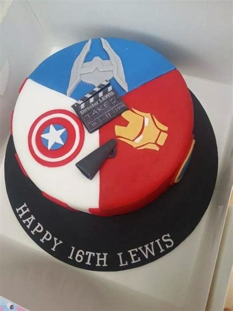 15,313,848 likes · 11,672 talking about this. Marvel Cake Iron Man Captain America & Thor - cake by ...