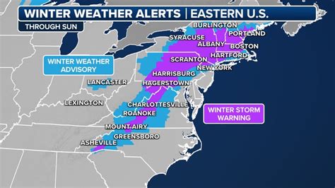Winter Storm Warnings Watches Issued For 45 Million People In Northeast