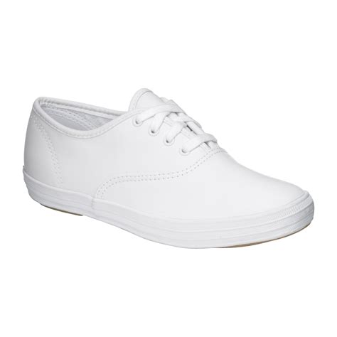 Keds White Leather Sneaker Slip On Style With Sears