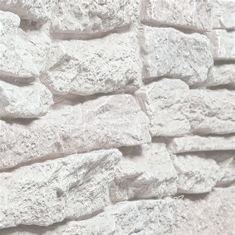 Quality Stone Ridge Stone White Faux Stone Panel