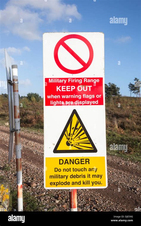 Military Warning Signs