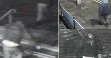 caught on cctv terrifying moment pervert drags woman to ground in city centre sex attack