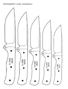 Templates made by me at i made a knife! A free to use collection of of knife patterns (templates ...