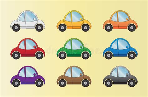 Cartoon Cars Set Stock Vector Illustration Of Cartoon 22660829