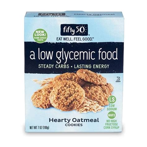 Fifty50 Foods Low Glycemic Cookies Hearty Oatmeal Craving A Cookie