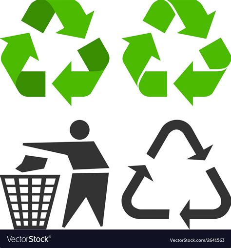 Recycle Symbol Royalty Free Vector Image Vectorstock