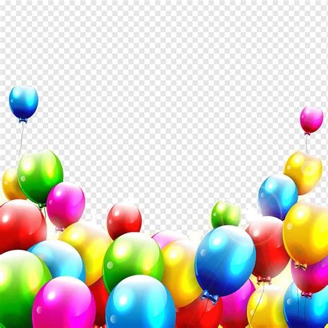 Balões De Cores Sortidas Ilustração De Cor De Balão De Aniversário