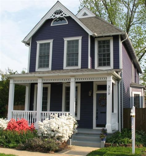 Purple Exterior House Paint Millionairessocietyguru