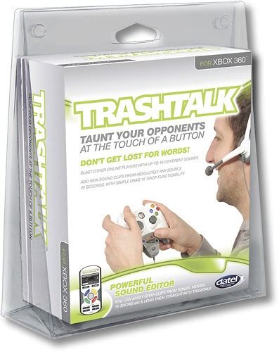 Best Buy Datel Trash Talk For Xbox 360 Dus0208