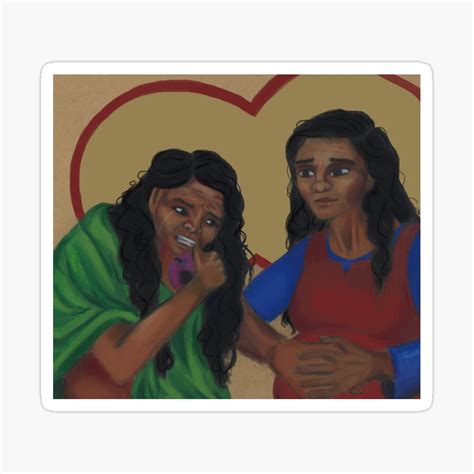 Mary Consoles Eve Print Br