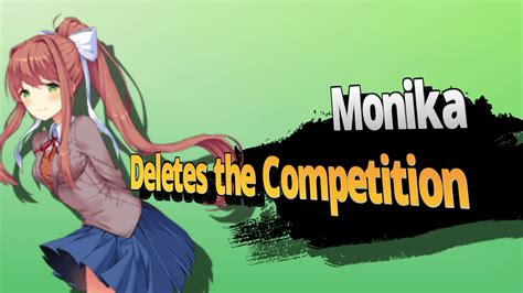 Monika In Super Smash Bros Ddlc