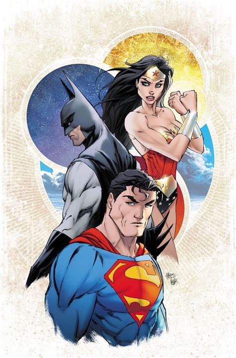 The Dc Trinity Superman Wonder Woman And Batman By Michael Turner