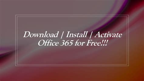 Utility app that provides access to all office document formats. Office 365 Free Download | Install | Activate - YouTube