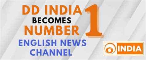 Dd India Became The Number One English News Channel