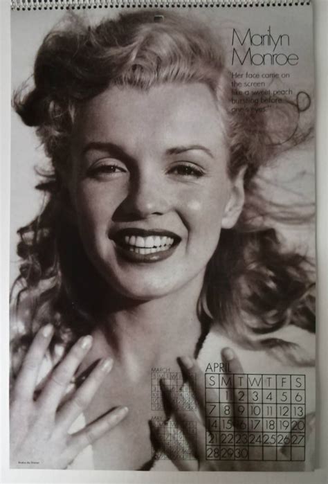 Vintage 1974 Marilyn Monroe Calendar With Commentary By Norman Mailer