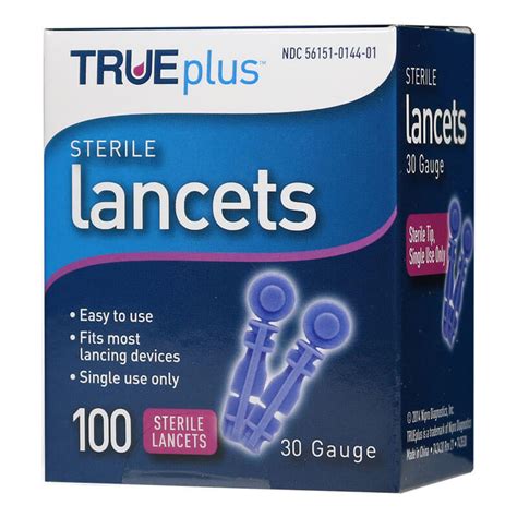 Trueplus Sterile Lancets 30g Universal Lancets Adw Diabetes