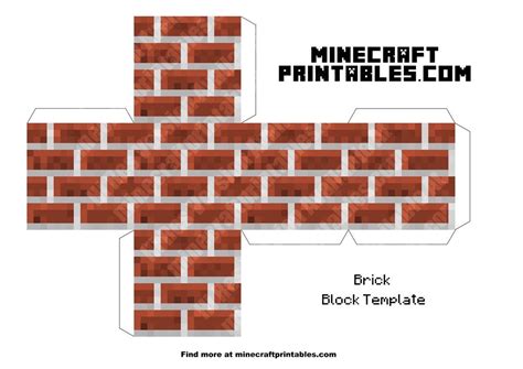 Minecraft Block Printables Printable World Holiday