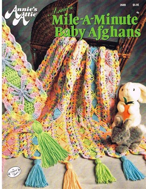 Annies Attic Crochet Afghan Pattern Mile A Minute Baby Afghans 1992