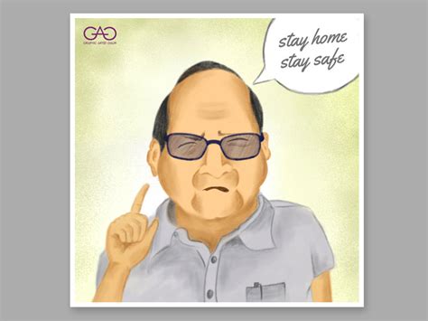 Sharad Pawar Caricature By Graphic Artist Gauri On Dribbble