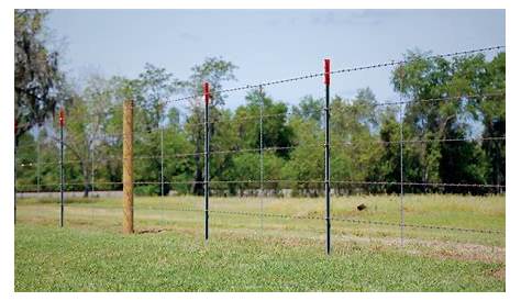 wire fence post spacing chart