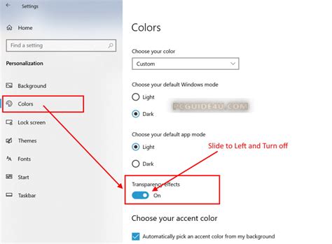 Disable Blur Effect From Windows 10 Login Screen Pcguide4u