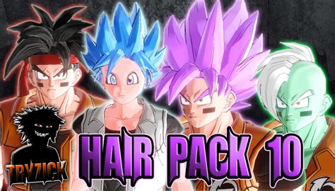 Hair Pack 10 Tryzick Xenoverse Mods