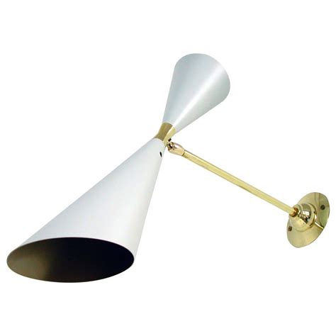 Mid century sconce newpark with short bracket: Mid-Century French 1950s Diabolo Wall Light Sconce from ...