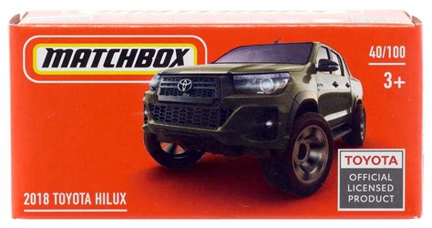 Matchbox Power Grabs 2018 Toyota Hilux Diecast Car
