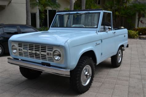 Seller Of Classic Cars 1966 Ford Bronco Arcadian Bluesilver Gray