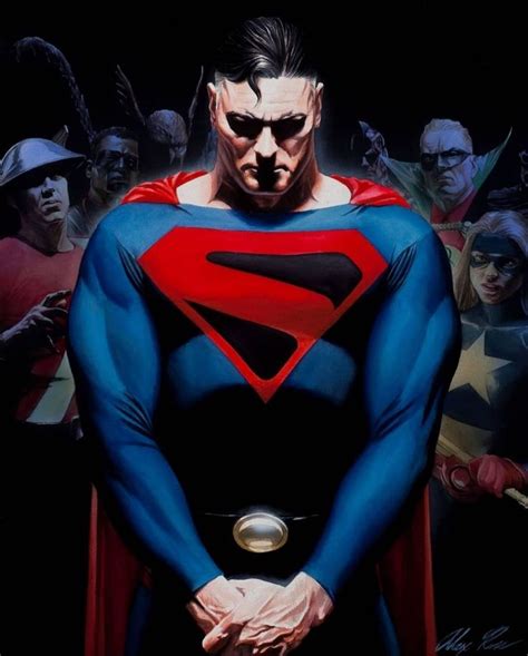 Kingdom Come Superman By Alex Ross Alex Ross Superhero Comic Books