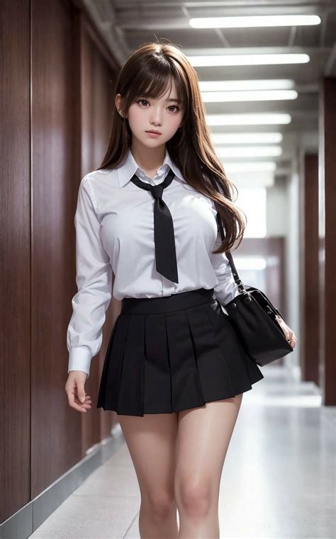 School Skirt Outfits School Girl Outfit Girl Outfits Beautiful Asian