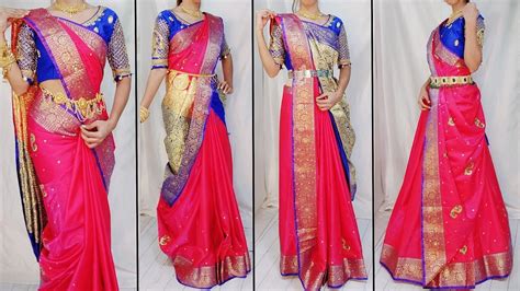 Shalu Banarasi Saree Draping In Four Attractive Stylebridal Saree