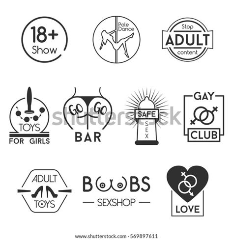 Sex Adult Xxx Badges Vector Logos Stock Vector Royalty Hot Sex Picture