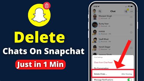 how to delete snapchat chats permanently snapchat ke message delete kaise kare youtube