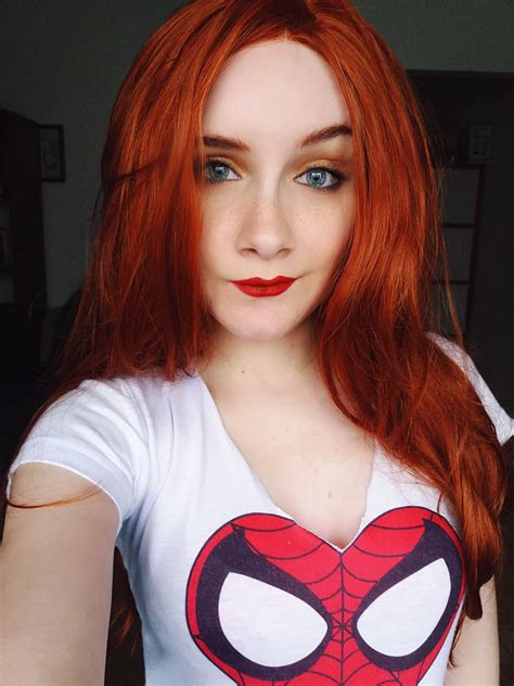 Mj Cosplay Selfie Spider Man Mary Jane Watson By Cheriladyacg On