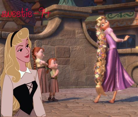 Aurora Rapunzel Disney Crossover Photo Fanpop