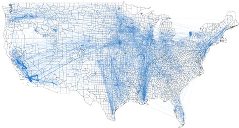 First High Resolution Map Of The Us Food Supply Chain Geography Realm