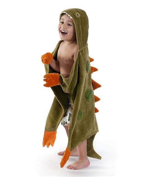 Look At This Kidorable Green Dino Hooded Towel On Zulily Today