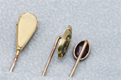 Companies Estate Sales Collection Of Seven Antique Stick Pins