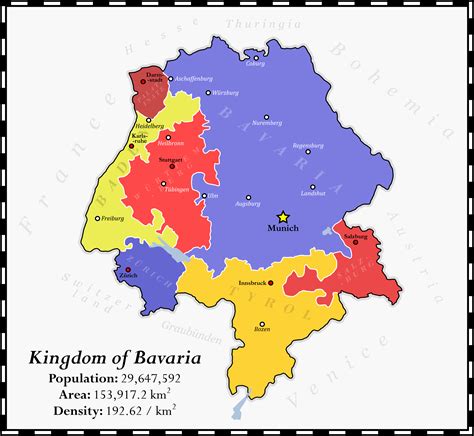 Kingdom Of Bavaria Imaginarymaps