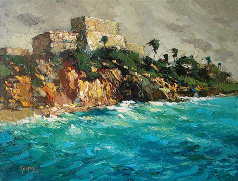 Tulum Mexico Painting By Dmitry Spiros