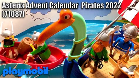 asterix advent calendar pirates 2022 71087 playmobil youtube