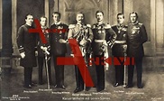 Kaiser Wilhelm II mit seinen Söhnen, Liersch 2192 | xl