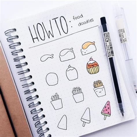16 Doodle Tutorials Step By Step For Your Bullet Journal Bullet