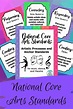 National Core Arts Standards posters for music, dance, and theater ...