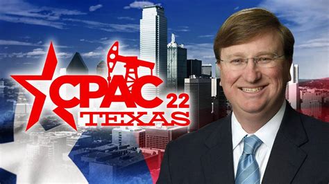 Cpac Texas 2022 Season 1 Episode 9 Governor Tate Reeves R Ms Speech Watch Online Fox
